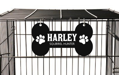 Personalized dog name plate - personalized,