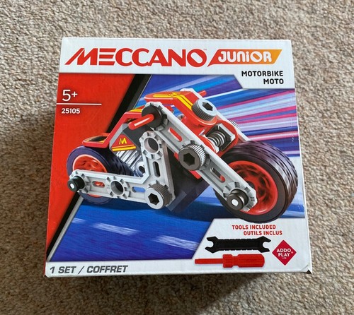 Meccano junior motorbike - meccano,
