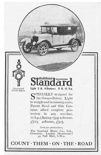 Standard motor cars - light, &