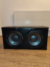 Twin 12 Inch Subwoofer Box