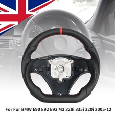 Leather Flat Sport Steering
