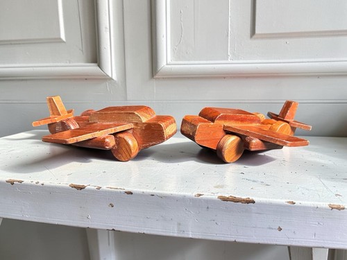 Pair handmade wooden - of,