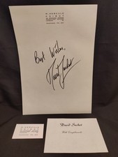 David Suchet Hand Signed