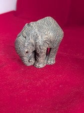 The Herd Elephant Collection 3120 “Blue” Marty Sculpture Martha Carey, 3” Tall