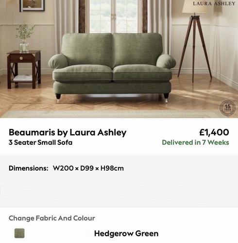 Laura ashley beaumaris 3 - ,