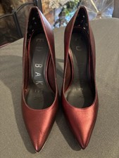 Ted Baker Red Stilleto Shoes - Size 4 (37) - BNWT Unworn - Without Box
