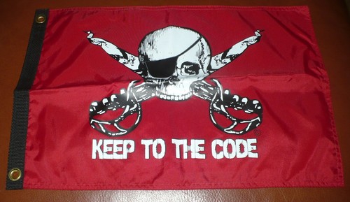 New flappin flags pirate - pirate, boat