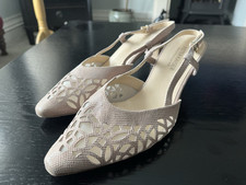 Peter Kaiser Sling Back Nude Sandals Size 7 