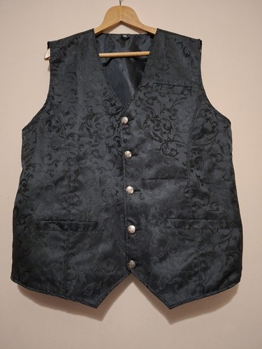 Label waistcoat xxl black - no,
