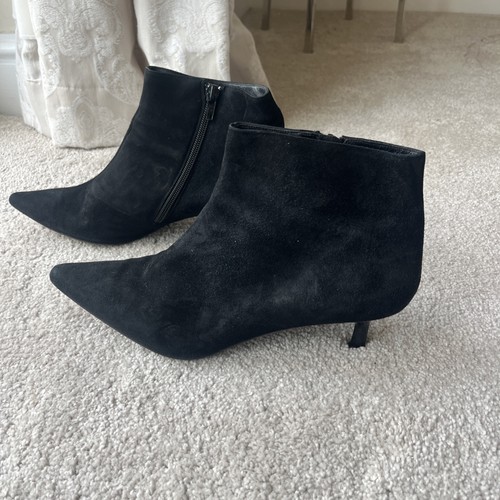 Bennett black suede ankle - lk,