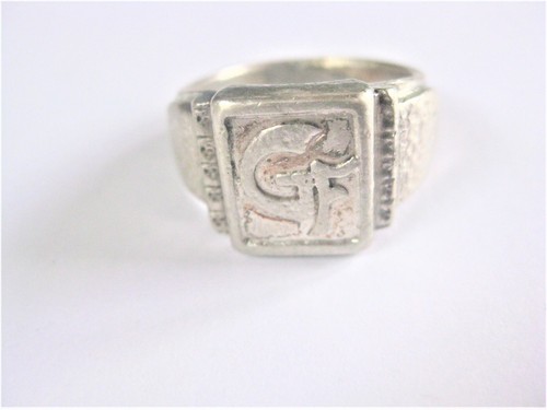 Antique signet ring genuine - antique,