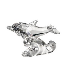 Swarovski Crystal "BABY DOLPHIN" Mint Condition-Original Box & Certificate