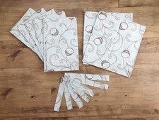 Light Blue with gold swirls