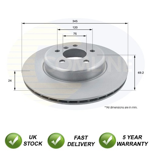 Brake disc rear sjr fits - sjr,