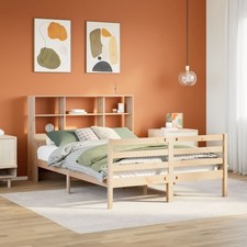 Bookcase bed Solid pinewood