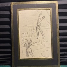 Laura Knight, Study of a Trapeze Artist, signed. FINAL OFFER 