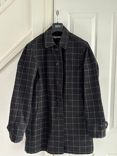 Supreme windowpane trench coat - windowpane,