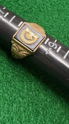 Vtg masonic 10k - gold, initial
