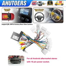 16PIN Car Stereo Radio Power Harness Cable Adapter Wire For Toyota With JBL AMP