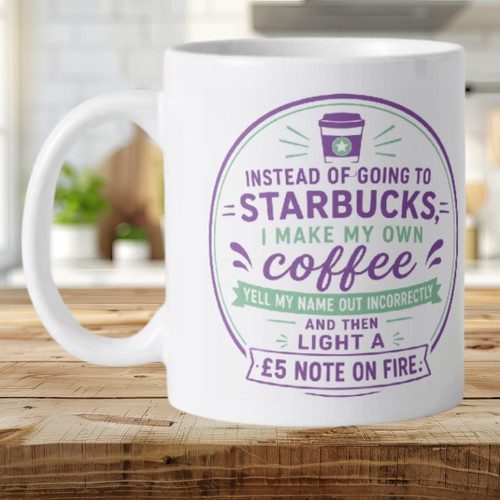 Instead going starbucks - instead,