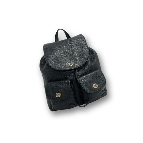 Coach pebbled leather - pebbled,