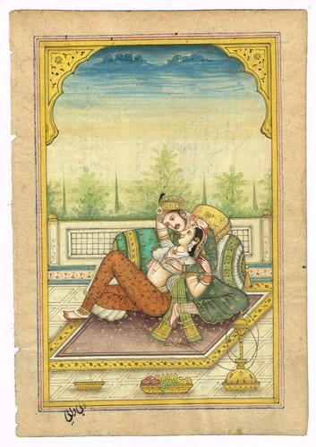 Indian love scene - indian,