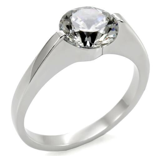Ladies solitaire ring - ladies, carat