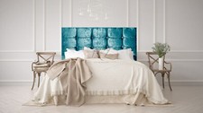 Crystal Cube Crushed velvet 24" headboard |3FT-4FT-4FT6"-5FT-6FT