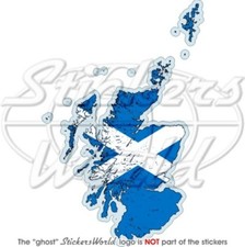 SCOTLAND Scottish Map-Flag UK