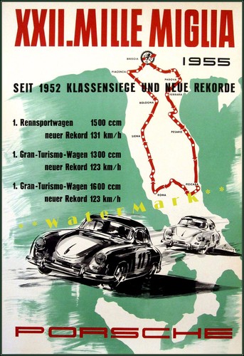 Mille miglia racing - racing, 1955