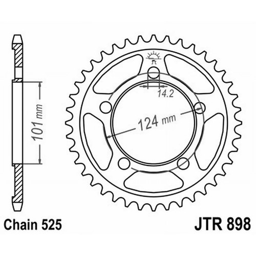 Steel crown teeth - jt,