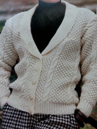 His hers aran cardigans - &,