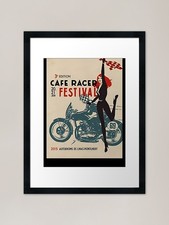 Cafe Racer Framed Art Print