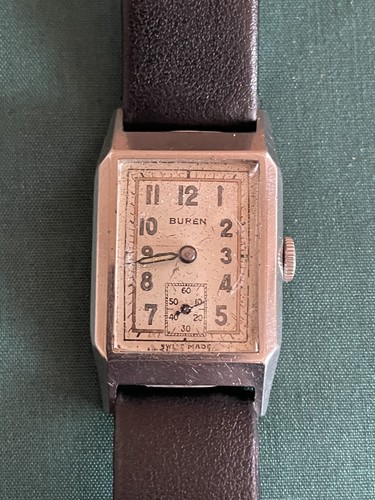 Buren vintage tank watch - buren,