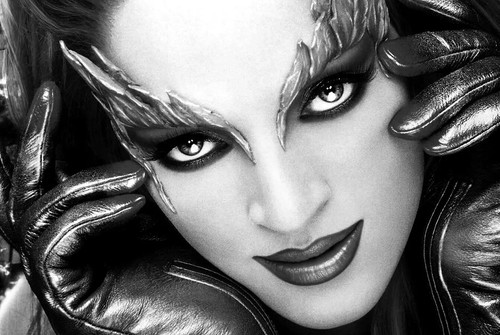 Uma thurman sexy with mask - sexy,