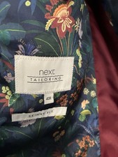 Next Men’s Navy Blue Checked