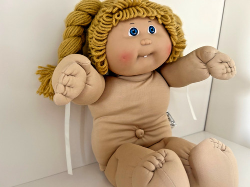 Cabbage patch doll blue - doll,