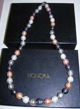 Honora peach white silver - peach,