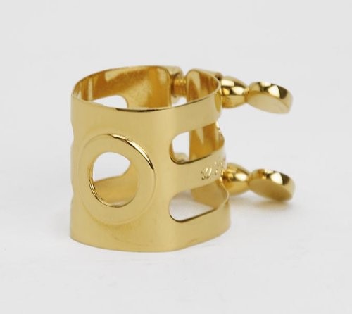 Ligature gold plate for wood