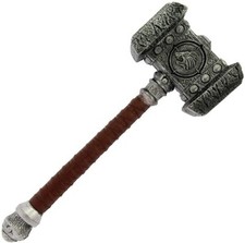 Larp Foam Hammer 17" Thor  Doom Hammer Collectors Cosplay Fancy Dress Prob