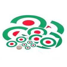 Italian Mod Roundel Stickers Choice Of Sizes Scooter Vespa Vinyl Decals Italy