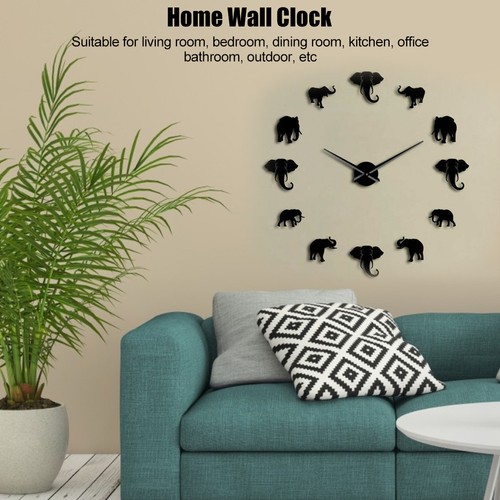 Diy elephant shape wall clock - diy,