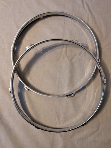 Triple flange drum hoops - 12",