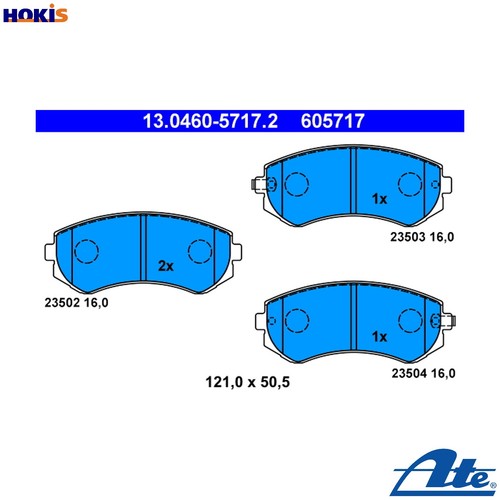 Brake pad set disc - pad,