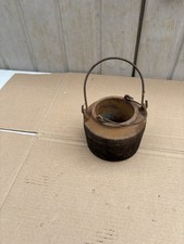 VINTAGE CAST IRON PINT GLUE MELTING POT, SMALL SIZE