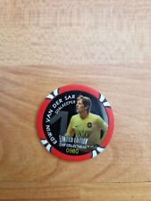 OFFICIAL MANCHESTER MAN UNITED EDWIN VAN DER SAR LIMITED EDITION POKER CHIP