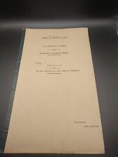 1919 Chester Corporation Tramcar Contract HM Postmaster General Mail Bags Tram