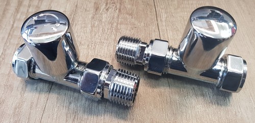 Straight chrome towel rail - towel,