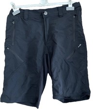 Boardman Mens Black MTB Shorts & padded liner inner Multi Pockets Size small 