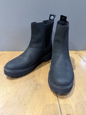 Black Nubuck Timberland Carnaby Chelsea Boot. UK 7.5 EU 41